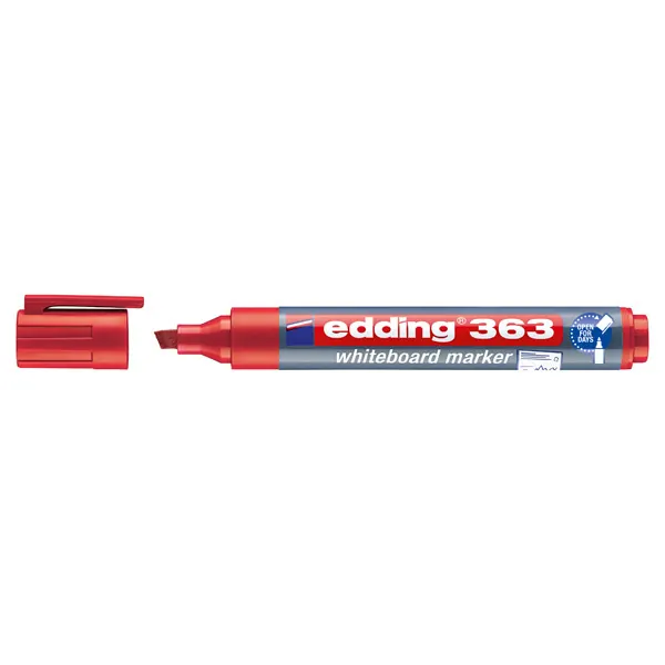 Whiteboardmarker edding 363 - rot 1-5 mm Keilspitze non-permanent nachfüllbar