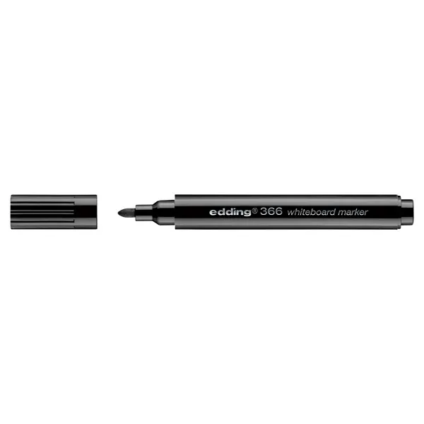 Whiteboardmarker edding 366 - schwarz 1 mm Rundspitze non-permanent nicht nachfüllbar