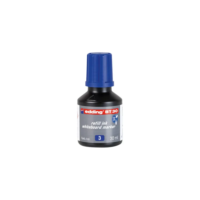 Whiteboardmarker Nachfülltinte edding BT30 - blau für Mod 250/361/365/28/29 non-permanent 30 ml