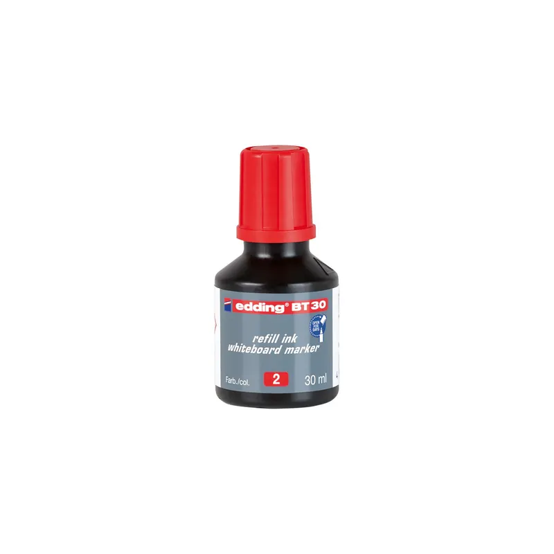 Whiteboardmarker Nachfülltinte edding BT30 - rot für Mod 250/361/365/28/29 non-permanent 30 ml