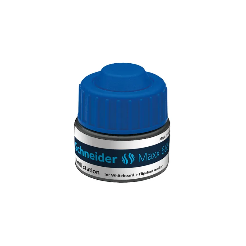 Whiteboardmarker Nachfülltinte Schneider Maxx 1665 - blau für Mod 290/293 non-permanent 30 ml