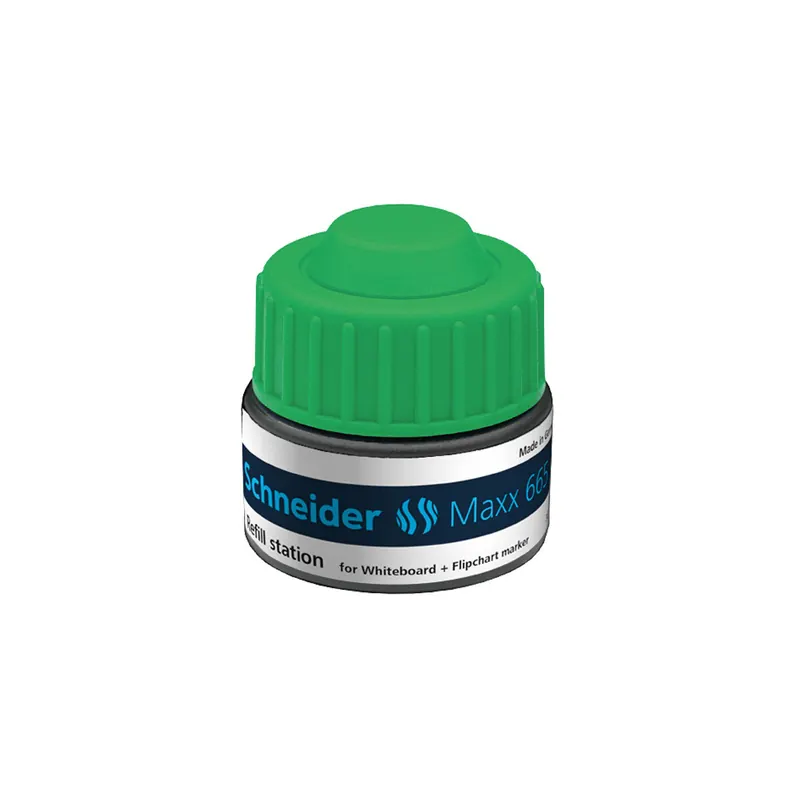 Whiteboardmarker Nachfülltinte Schneider Maxx 1665 - grün für Mod 290/293 non-permanent 30 ml