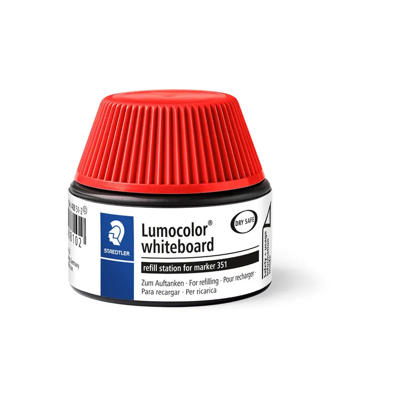 Whiteboardmarker Nachfülltinte Staedtler Lumocolor 48851 - rot für Mod 351/351B non-permanent 30 ml