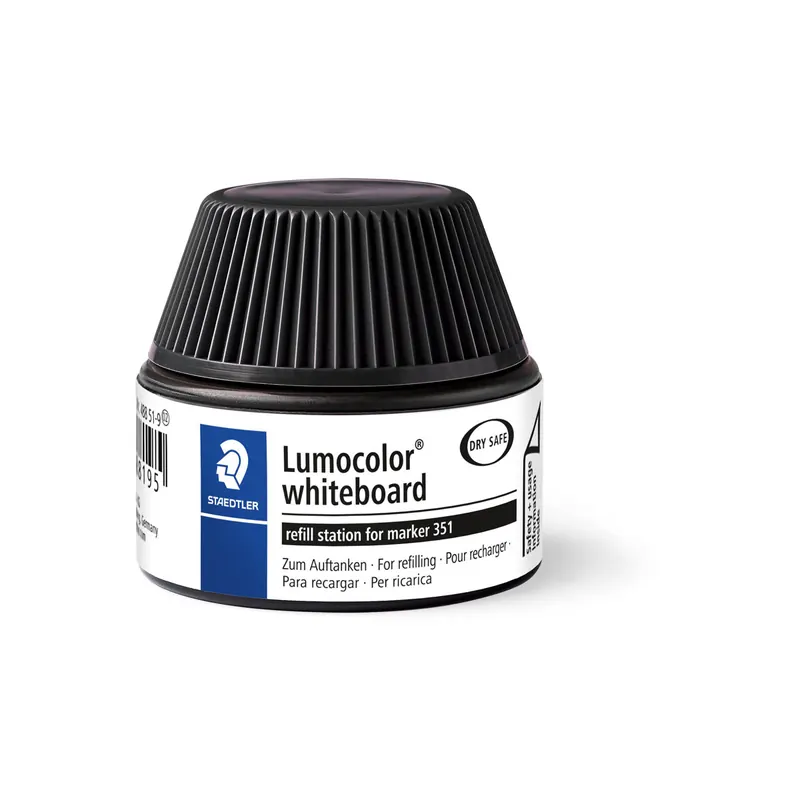 Whiteboardmarker Nachfülltinte Staedtler Lumocolor 48851 - schwarz für Mod 351/351B non-permanent 30 ml