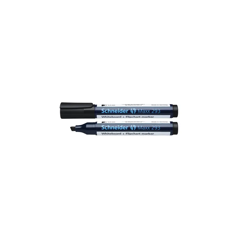 Whiteboardmarker Schneider Maxx 1293 - schwarz 2-5 mm Keilspitze non-permanent nachfüllbar