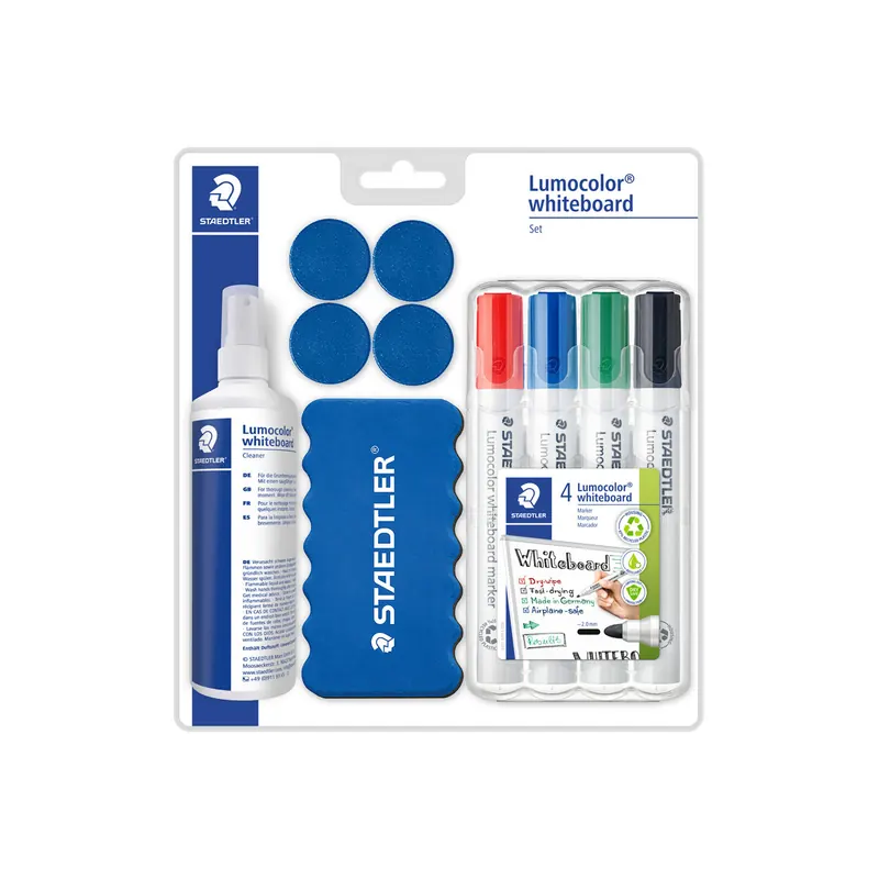 Whiteboardmarker Staedtler 613S - sortiert 2 mm Rundspitze non-permanent nachfüllbar 10er-Set