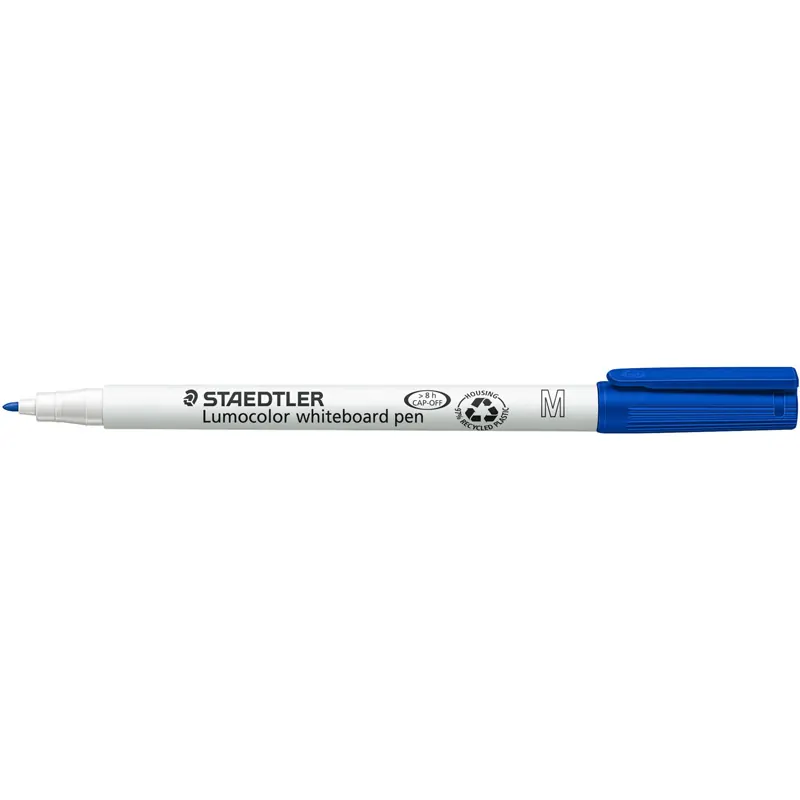 Whiteboardmarker Staedtler Lumocolor 301 - blau 1 mm Rundspitze non-permanent nicht nachfüllbar