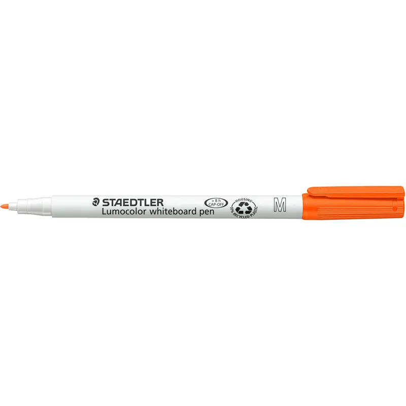 Whiteboardmarker Staedtler Lumocolor 301 - orange 1 mm Rundspitze non-permanent nicht nachfüllbar