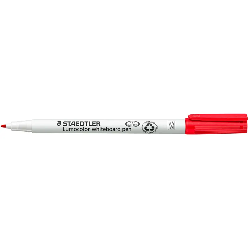 Whiteboardmarker Staedtler Lumocolor 301 - rot 1 mm Rundspitze non-permanent nicht nachfüllbar