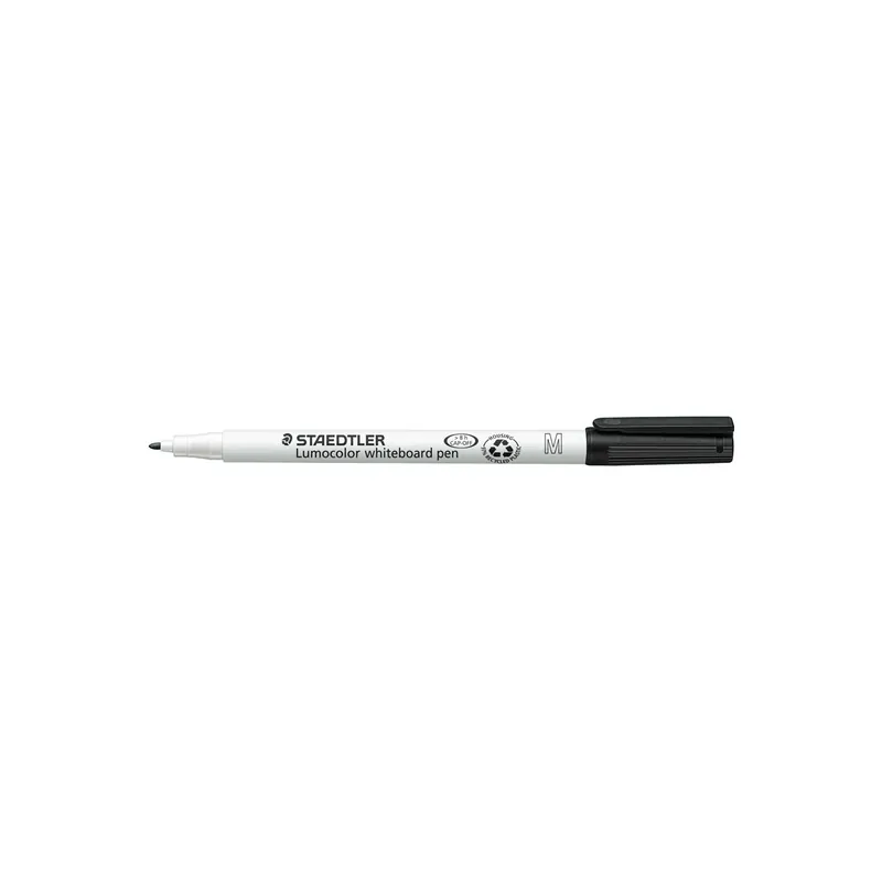 Whiteboardmarker Staedtler Lumocolor 301 - schwarz 1 mm Rundspitze non-permanent nicht nachfüllbar