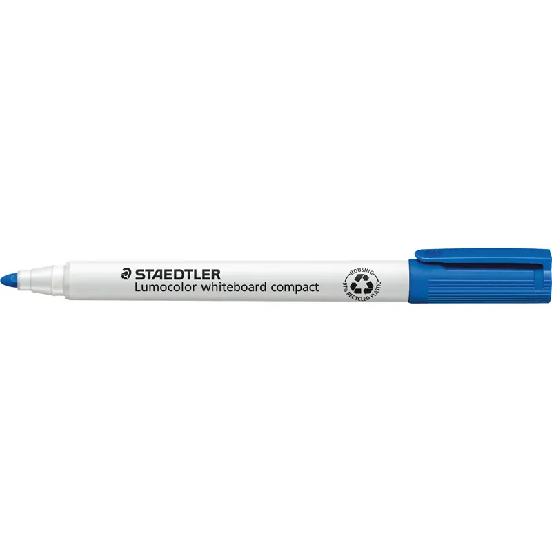 Whiteboardmarker Staedtler Lumocolor 341 - blau 1-2 mm Rundspitze non-permanent nicht nachfüllbar