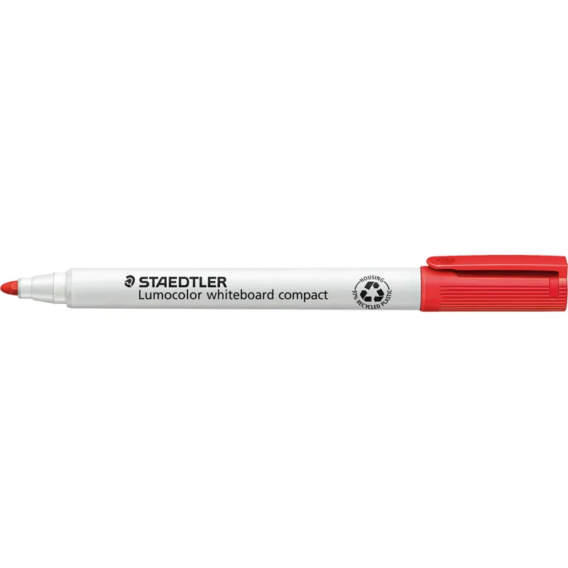Whiteboardmarker Staedtler Lumocolor 341 - rot 1-2 mm Rundspitze non-permanent nicht nachfüllbar