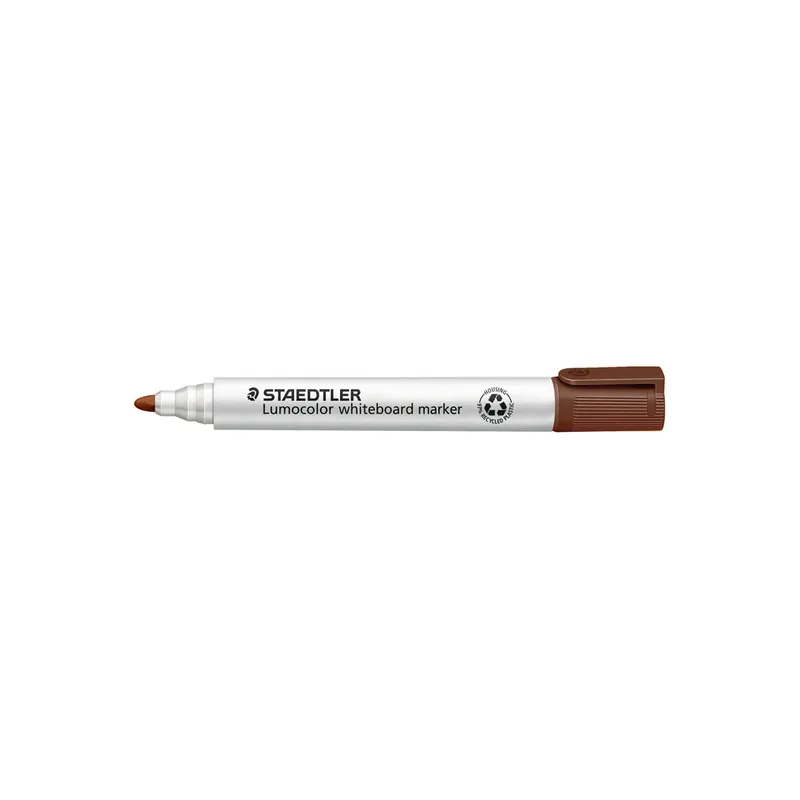 Whiteboardmarker Staedtler Lumocolor 351 - braun 2 mm Rundspitze non-permanent nachfüllbar