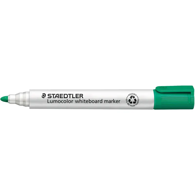Whiteboardmarker Staedtler Lumocolor 351 - grün 2 mm Rundspitze non-permanent nachfüllbar