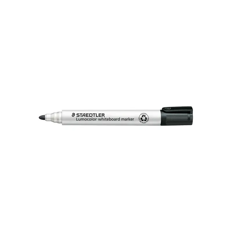 Whiteboardmarker Staedtler Lumocolor 351 - schwarz 2 mm Rundspitze non-permanent nachfüllbar