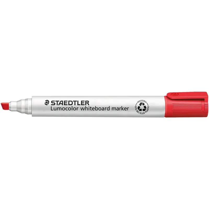 Whiteboardmarker Staedtler Lumocolor 351B - rot 2-5 mm Keilspitze non-permanent nachfüllbar