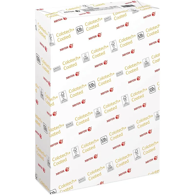 Xerox Colotech+ Silk, Farblaserpapier weiß, 200g/m², A3, beidseitig halbmatt gestrichen - Paket zu 250 Blatt, 003R91639