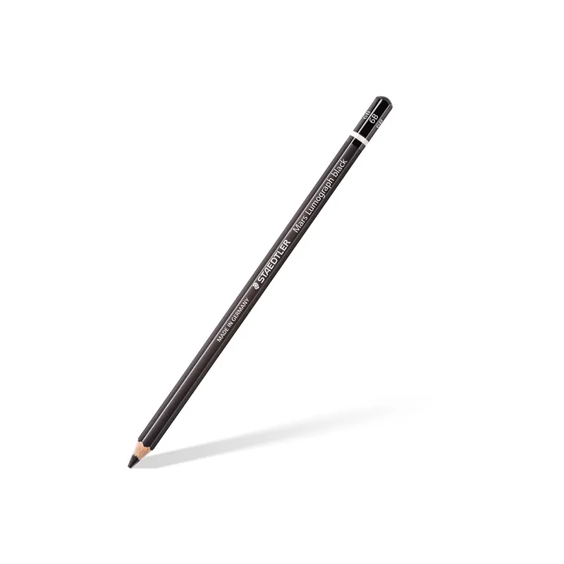 Zeichenbleistift Staedtler Mars Lumograph 100B - schwarz Mine 3,6 mm 6B