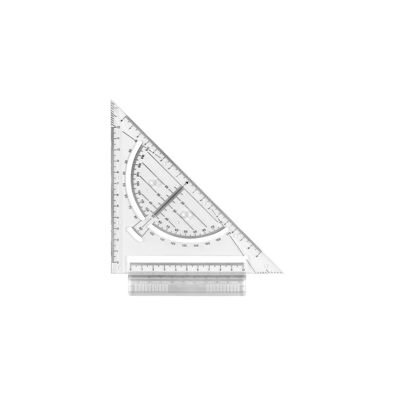 Zeichenplatten Zeichendreieck Aristo AH7090 - 30 cm transparent