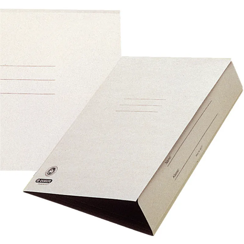 Zeichnungsmappe Esselte 6576 - A2 grau ohne Band Karton 540 g/m²