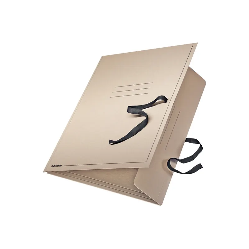 Zeichnungsmappe Esselte 6586 - A3 grau mit Band Karton 540 g/m²