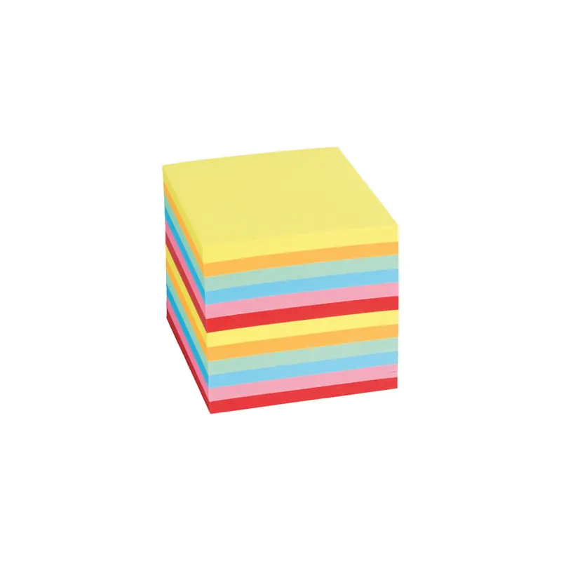 Zettelbox Ersatzeinlagen König & Ebhardt 55603 - 9 x 9 x 9 cm bunt Pckg/700