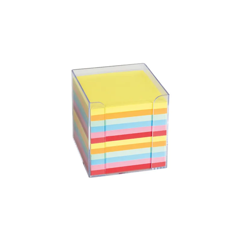 Zettelbox König & Ebhardt 55613 - 9,5 x x cm transparent inkl. Weiße Zettel Pckg/700