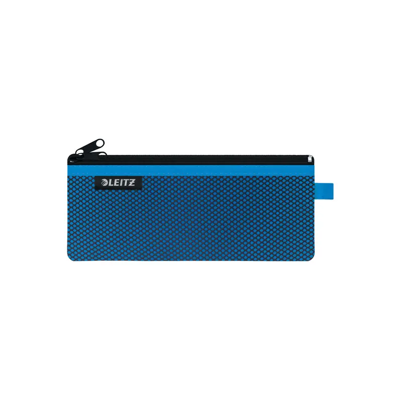 Zipbeutel Leitz WOW 4012 - Größe M 210 x 85 mm blau mit Reißverschluss Nylon