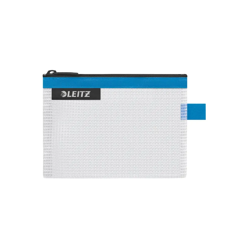 Zipbeutel Leitz WOW 4024 - Größe S 140 x 105 mm blau wasserabweisend mit Reißverschluss EVA