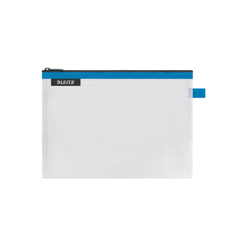 Zipbeutel Leitz WOW 4025 - Größe M 240 x 170 mm blau wasserabweisend mit Reißverschluss EVA