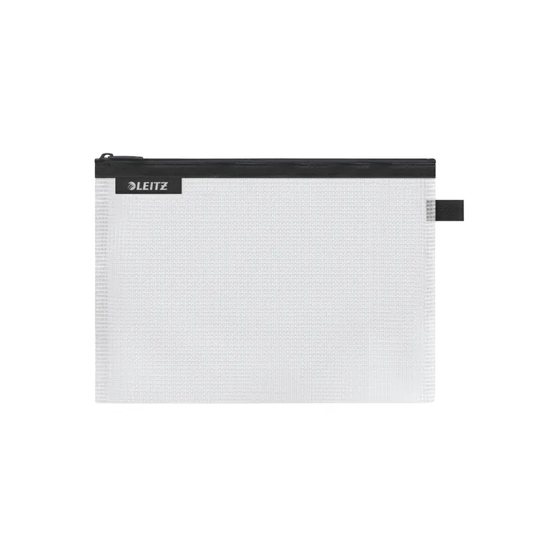 Zipbeutel Leitz WOW 4025 - Größe M 240 x 170 mm schwarz wasserabweisend mit Reißverschluss EVA