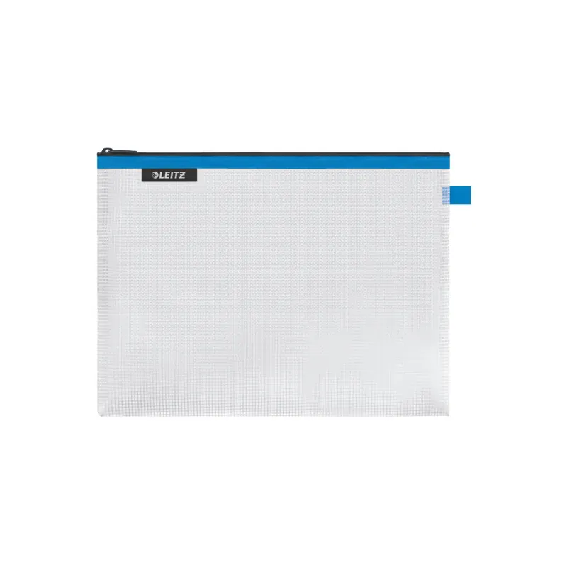 Zipbeutel Leitz WOW 4026 - Größe L 300 x 230 mm blau wasserabweisend mit Reißverschluss EVA