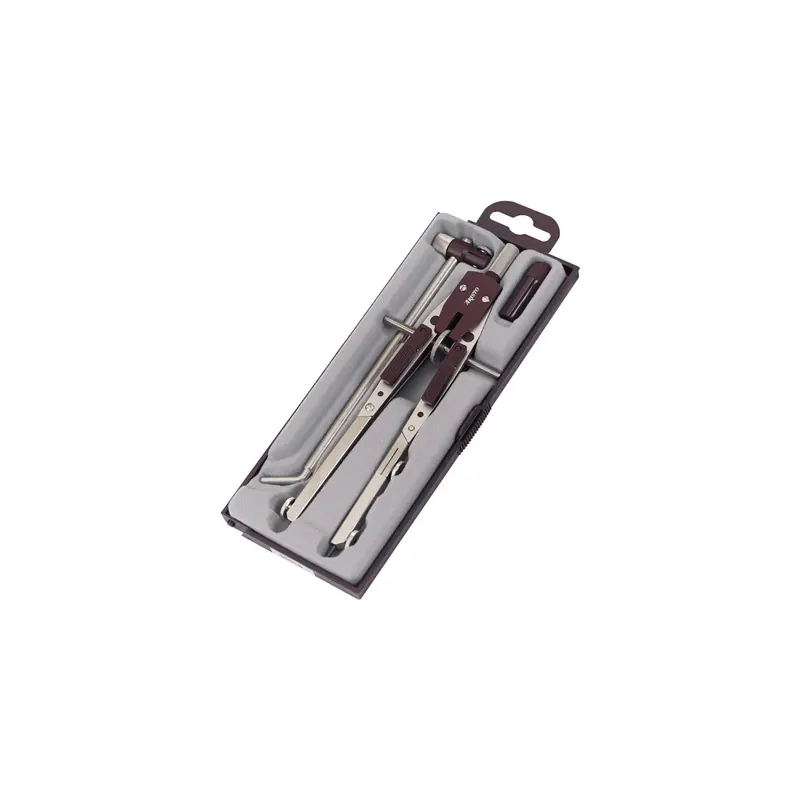 Zirkel Aristo Profi AH55518 - Ø 400 mm Länge 170 mm silber/weinrot mit Verlängerungsstange
