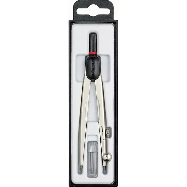 Zirkel rOtring Compact S0676530 - Ø 320 mm Länge 130 mm silber/schwarz einzeln