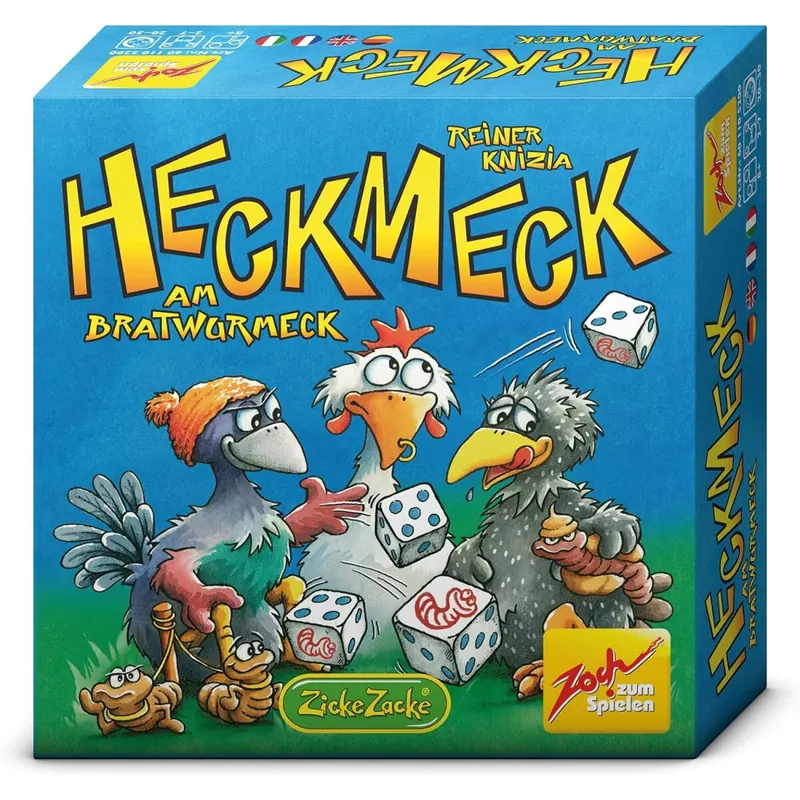 Zoch 601125200 – Heckmeck am Bratwurmeck – das turbulente Würfelspiel im beliebten Hühnerambiente für schlaue Vögel, die den Bratwurm gerochen haben, ab 8 Jahren